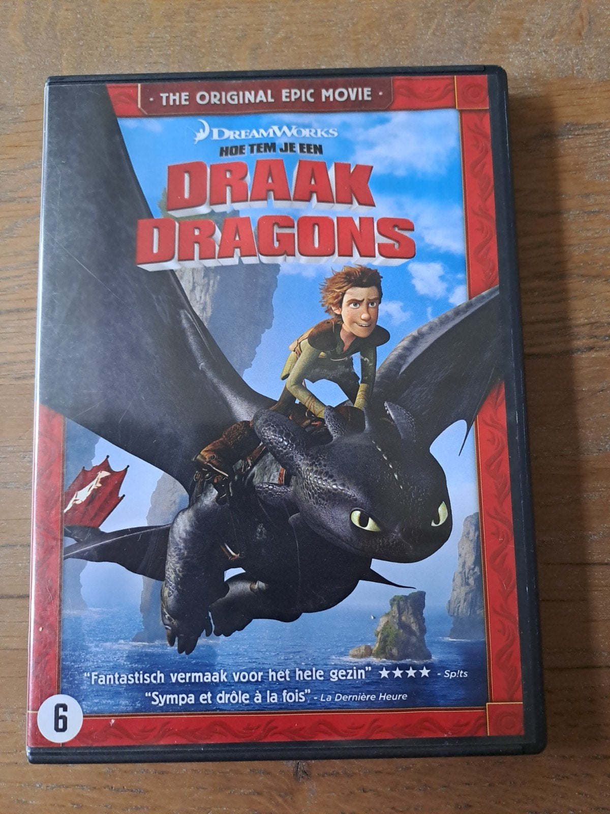 Hoe Tem Je Een Draak - The Original Epic Movie DVD, Avontuur, Ophalen of Verzenden, Zo goed als nieuw, Vanaf 6 jaar