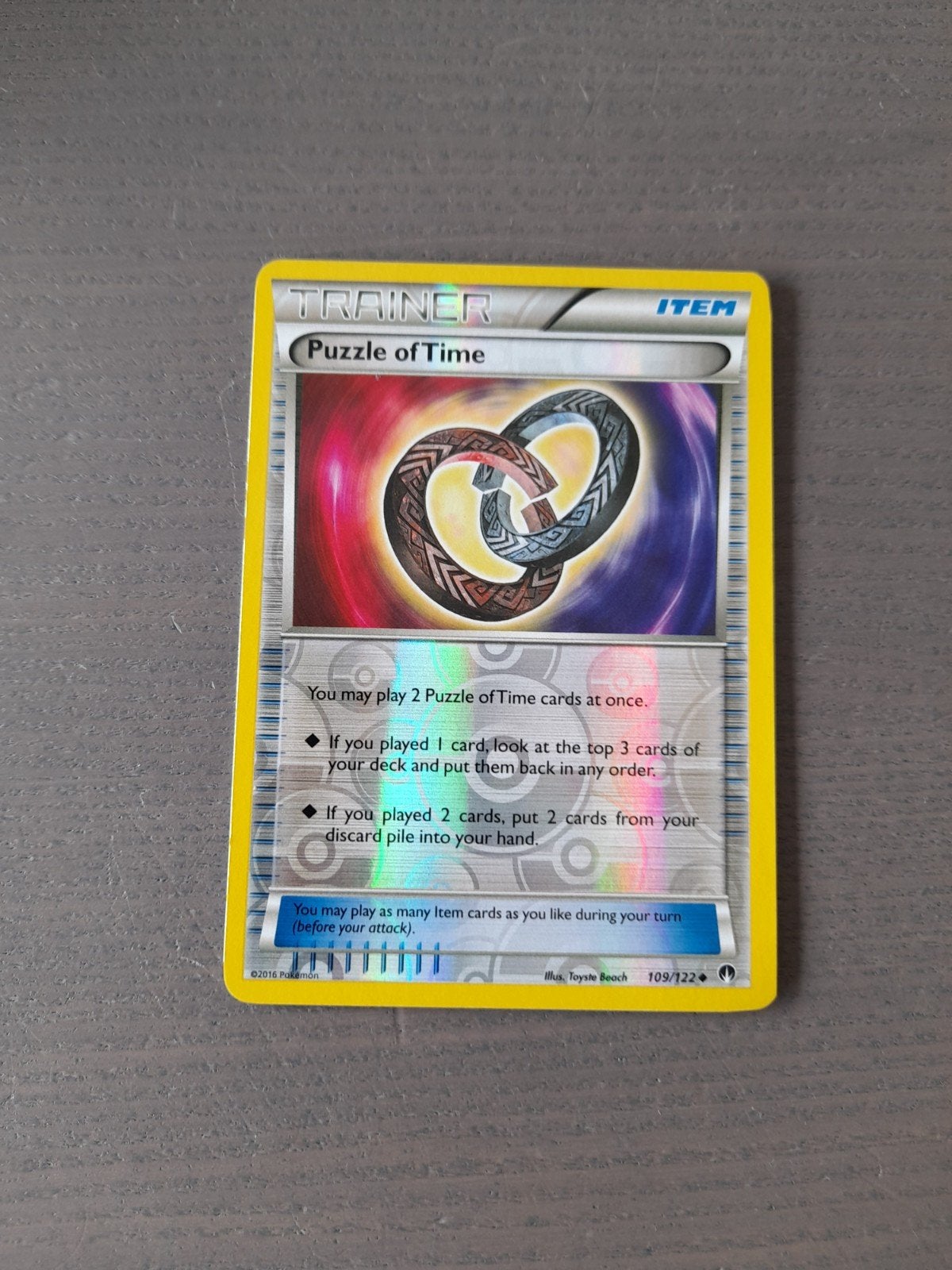 Breakpoint 109/122 puzzle of time reverse, Ophalen of Verzenden, Gebruikt, Losse kaart, Foil