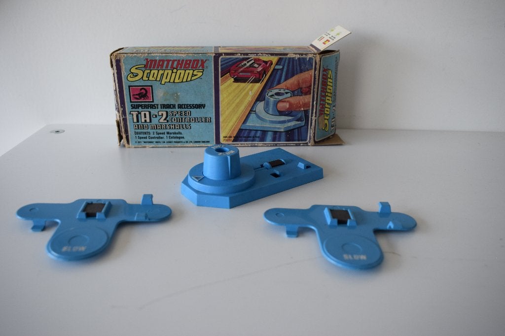 TE KOOP MATCHBOX SCORPIONS TA-2 SPEEDCONTROLLER, Overige merken, Gebruikt, 1:50 of kleiner, Overige typen