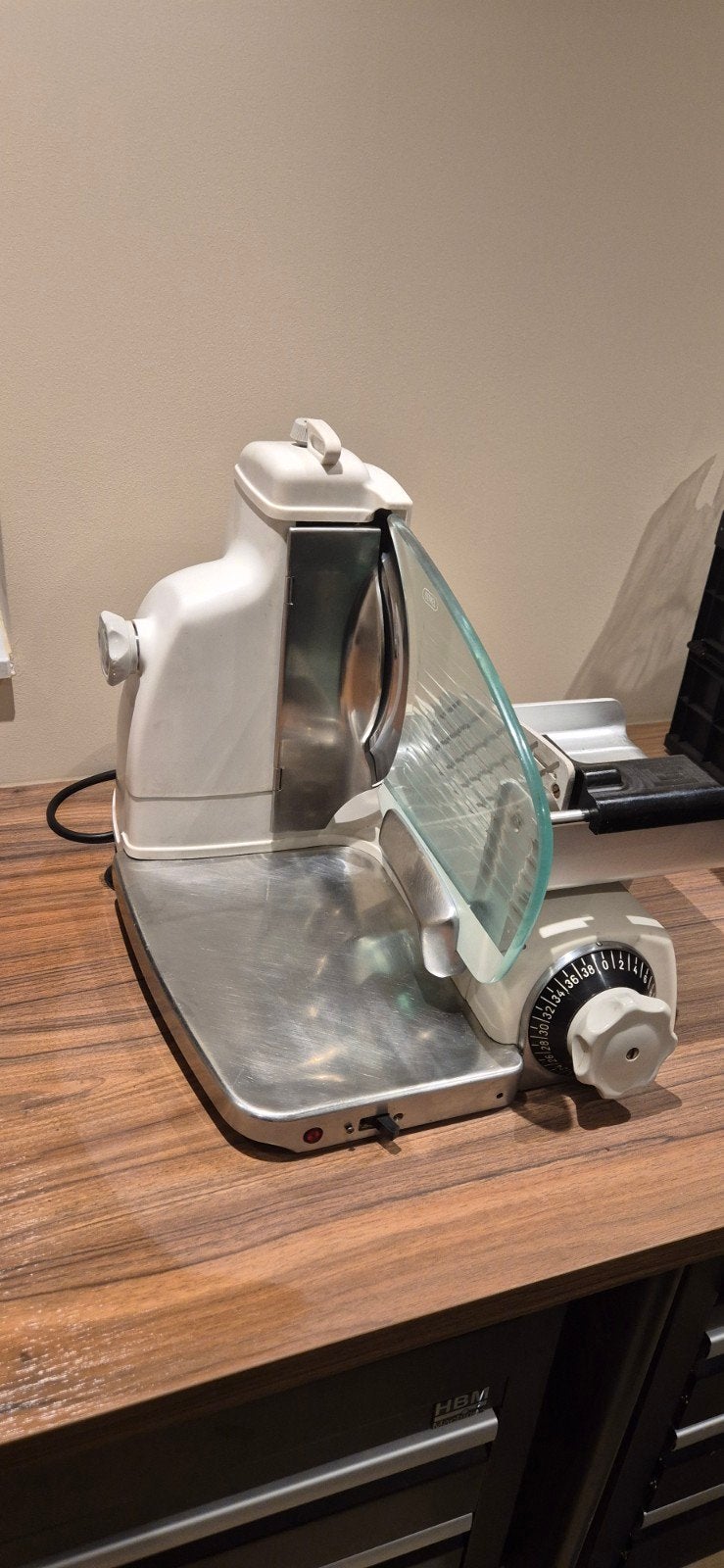Originele Berkel 836 snijmachine gereviseerd, nieuw mes, Ophalen