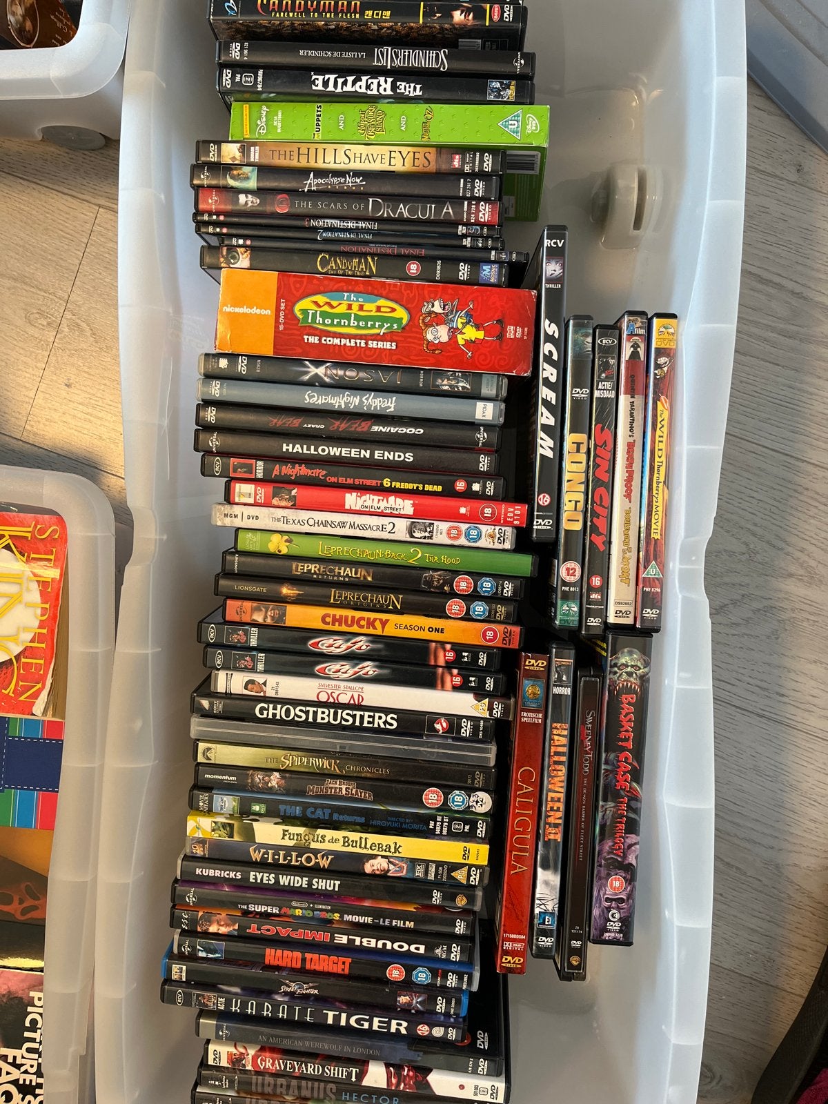 2 bakken Grote DVD collectie Horror, Cult & Klassiekers 100+, Gebruikt, Vanaf 16 jaar, Ophalen of Verzenden, Horror-komedie