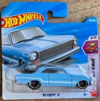 Hot Wheels Chevrolet Chevy II (Nova) 1963, Ophalen of Verzenden, Nieuw, Auto