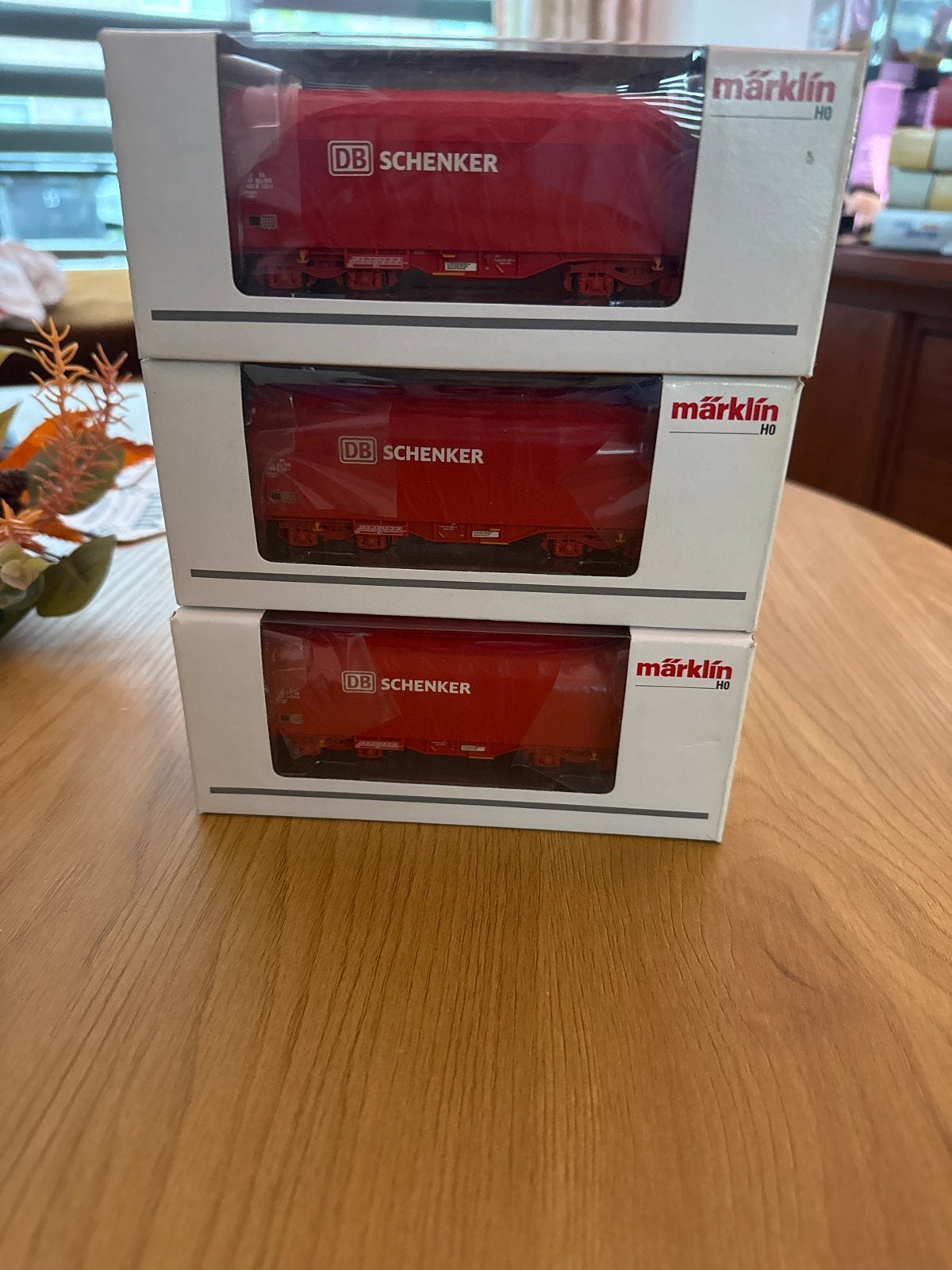 Märklin H0 DB Schenker wagons (set van 3), Ophalen of Verzenden, Nieuw, Wagon, Märklin