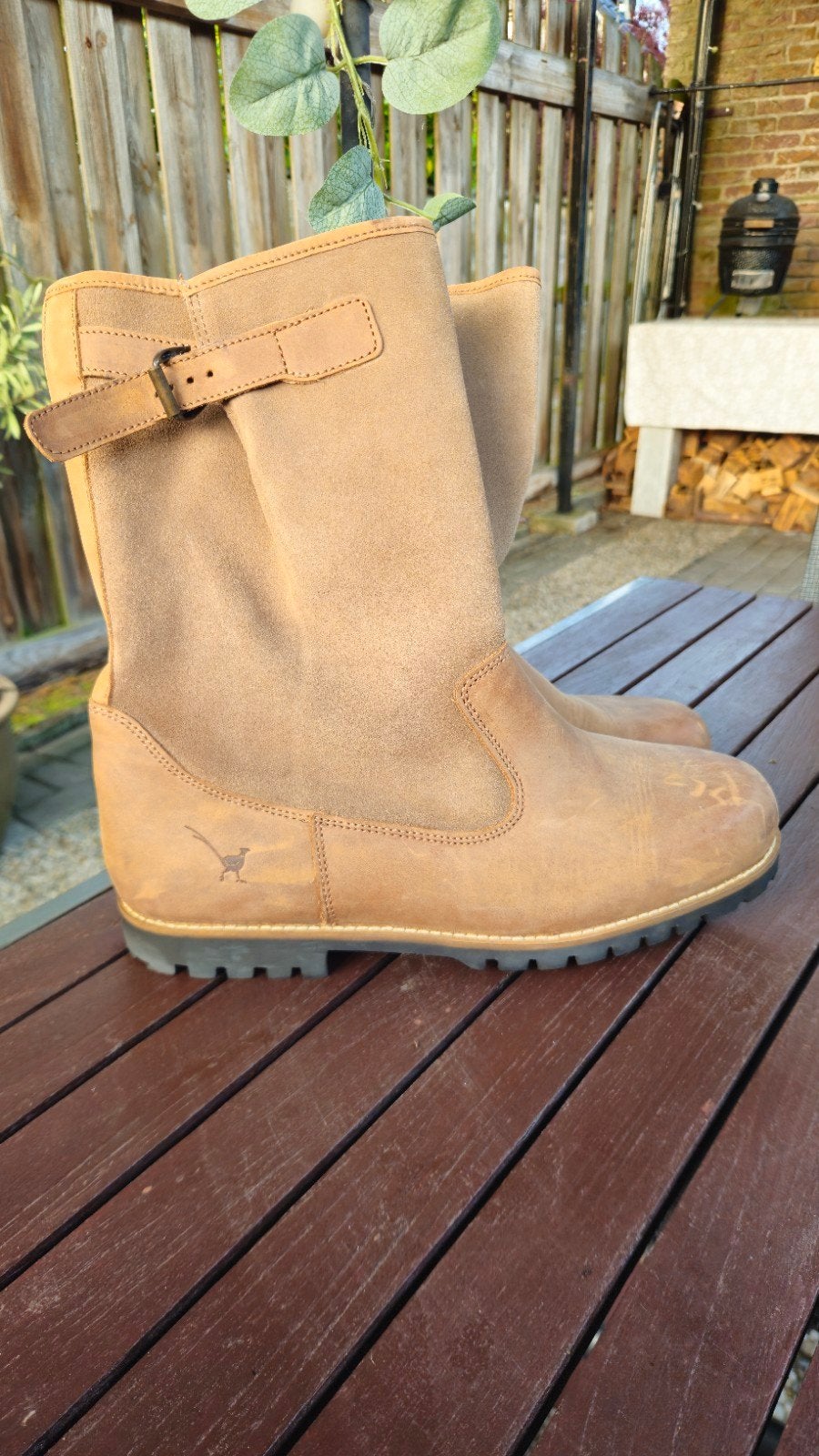 Nieuwe Mongo Boots maat 45 - Soepel leer, Country stijl, Mongo, Bruin, Boots, Nieuw