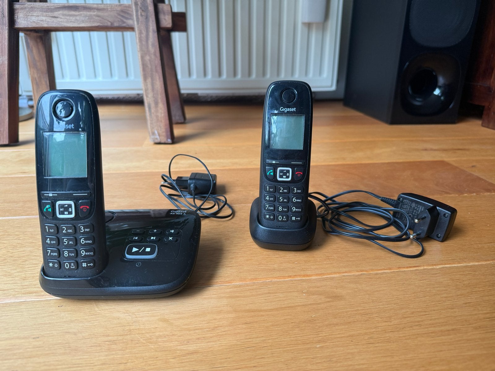 Gigaset AS405A telefoon met antwoordapparaat, Ophalen of Verzenden, Gebruikt, 2 handsets
