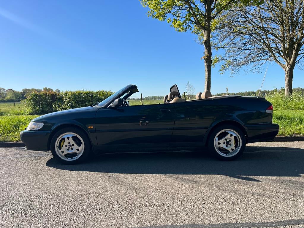 Saab 9-3 2.0 T SE Cabrio 1999 Scarabee Groen, 730 kg, Beige, 4 cilinders, Cabriolet