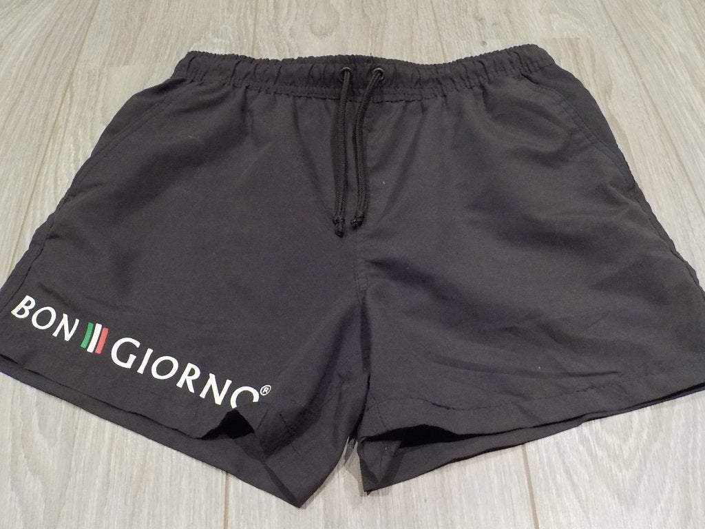 Zwarte Bon Giorno Zwembroek Heren Maat M Zomer Musthave, Kleding | Heren, Maat 48/50 (M), Zwart, Bon Giorno, Ophalen of Verzenden