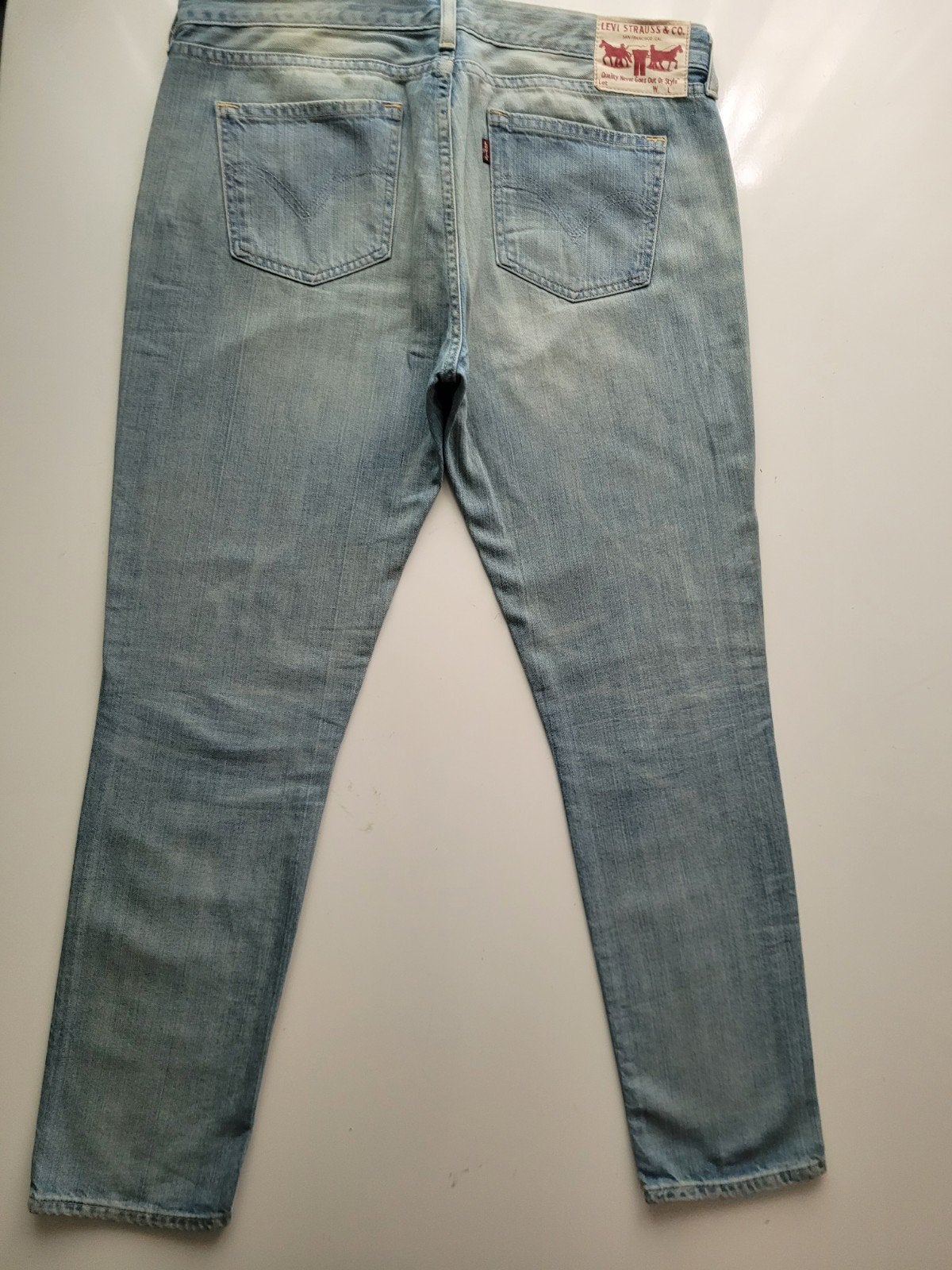 CLASSIC LEVI STRAUSS 512 TAPERED JEANS SIZE 31=32, Kleding | Heren, Ophalen of Verzenden, Zo goed als nieuw, Blauw, W32 (confectie 46) of kleiner