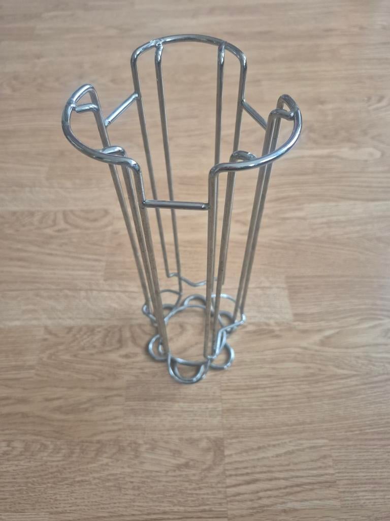 Nespresso capsulehouder - Zilverkleurig metaal, Zilver, Ophalen of Verzenden, Metaal, Overige merken