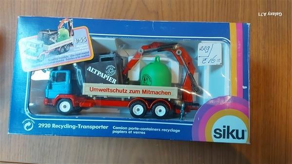 Siku 2920 Mercedes Recylcing - D, Hobby en Vrije tijd, Modelauto's | 1:50, Ophalen of Verzenden, Zo goed als nieuw, Bus of Vrachtwagen