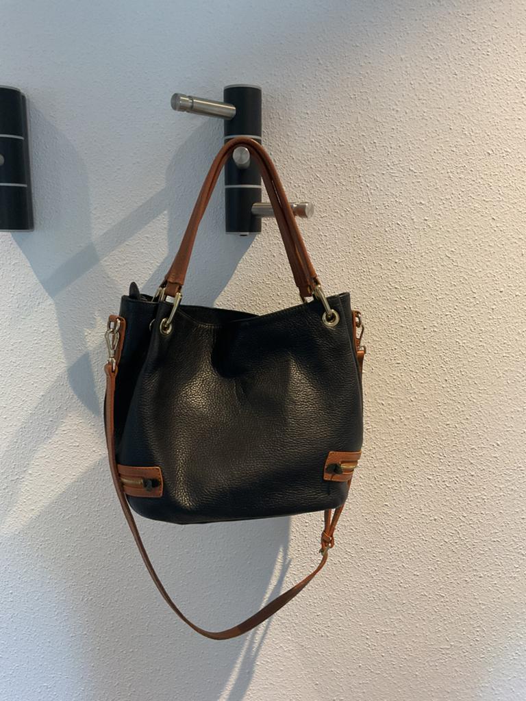Nieuwe zwarte designertas nooit gebruikt, Verzenden, Zo goed als nieuw, Zwart, Handtas