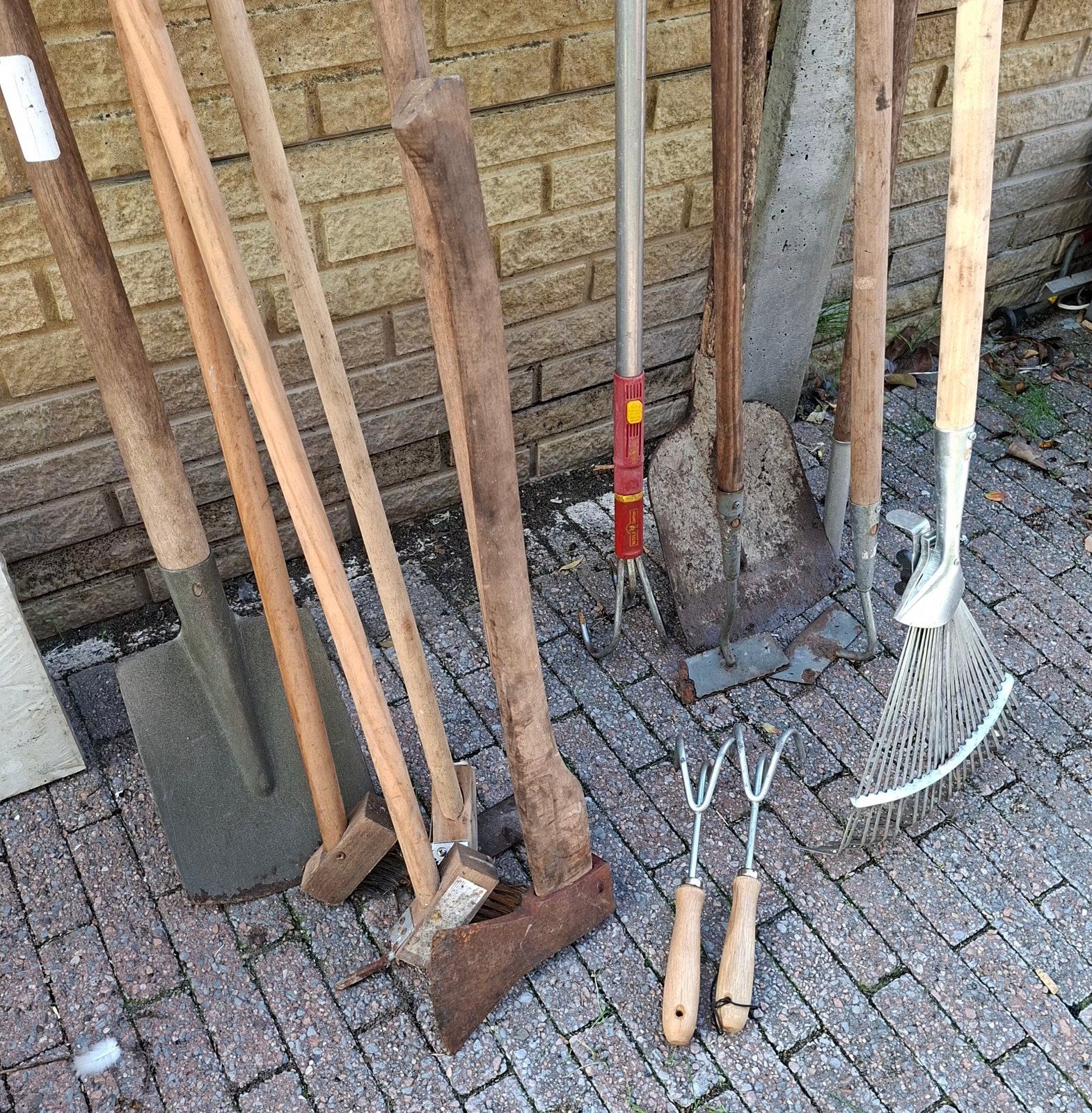 Diverse tuingereedschap set - Gebruikt, Tuin en Terras, Ophalen, Gebruikt, Bijl, Onbekend