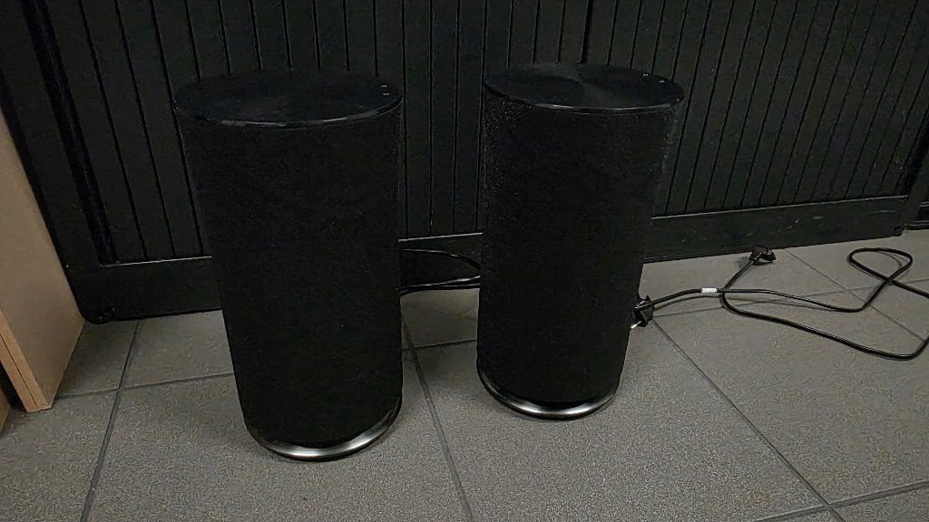 2x Samsung WAM5500/XN draadloze speakers – Multiroom, Overige merken, Slimme speaker, Gebruikt, WiFi