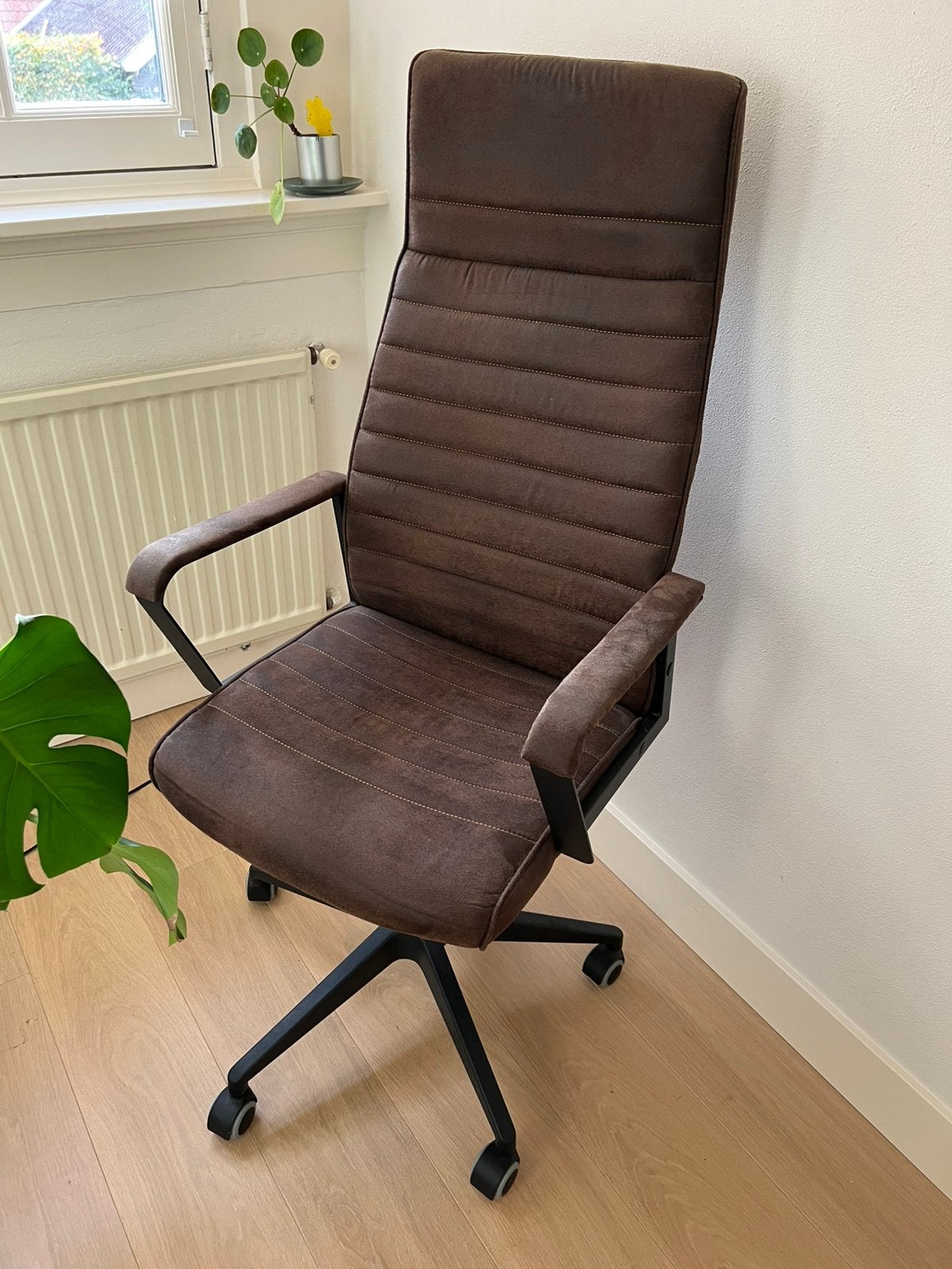 Kare Design Labora High vintage bureaustoel bruin zgan, Ophalen, Zo goed als nieuw, Zwart