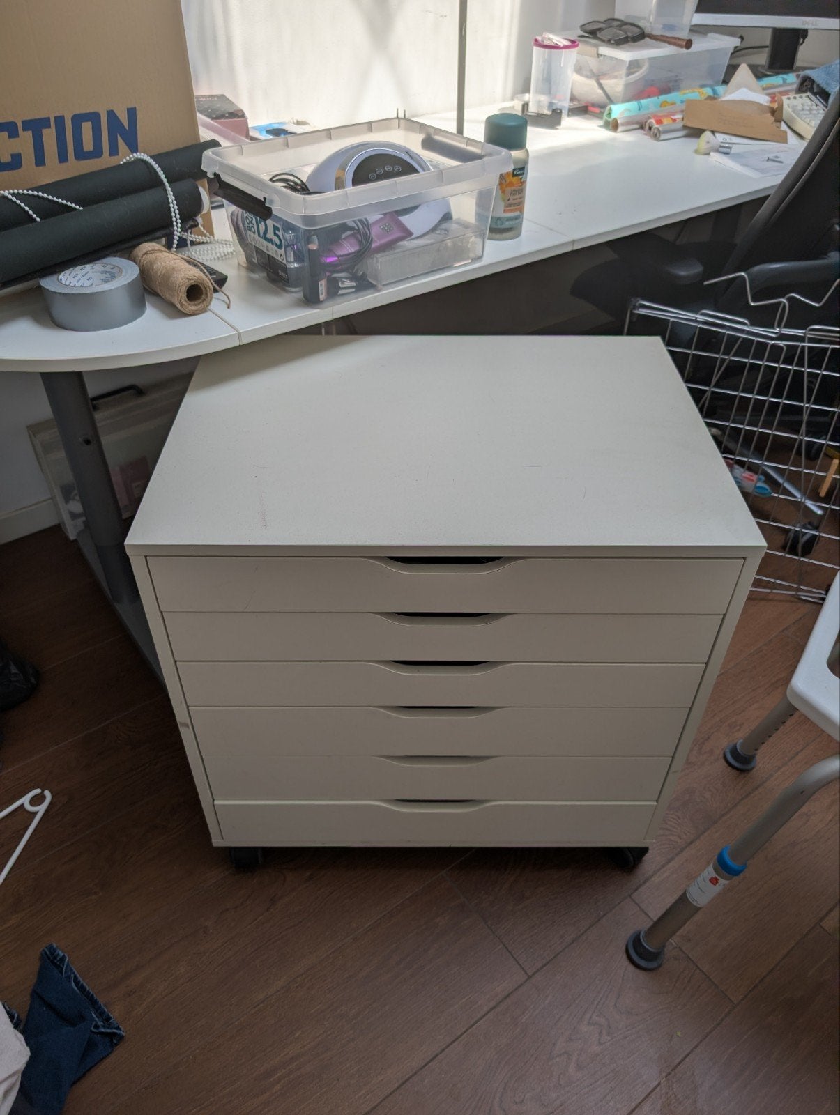 IKEA ALEX ladeblok op wielen, Ophalen, Overige materialen, Gebruikt, 5 laden of meer