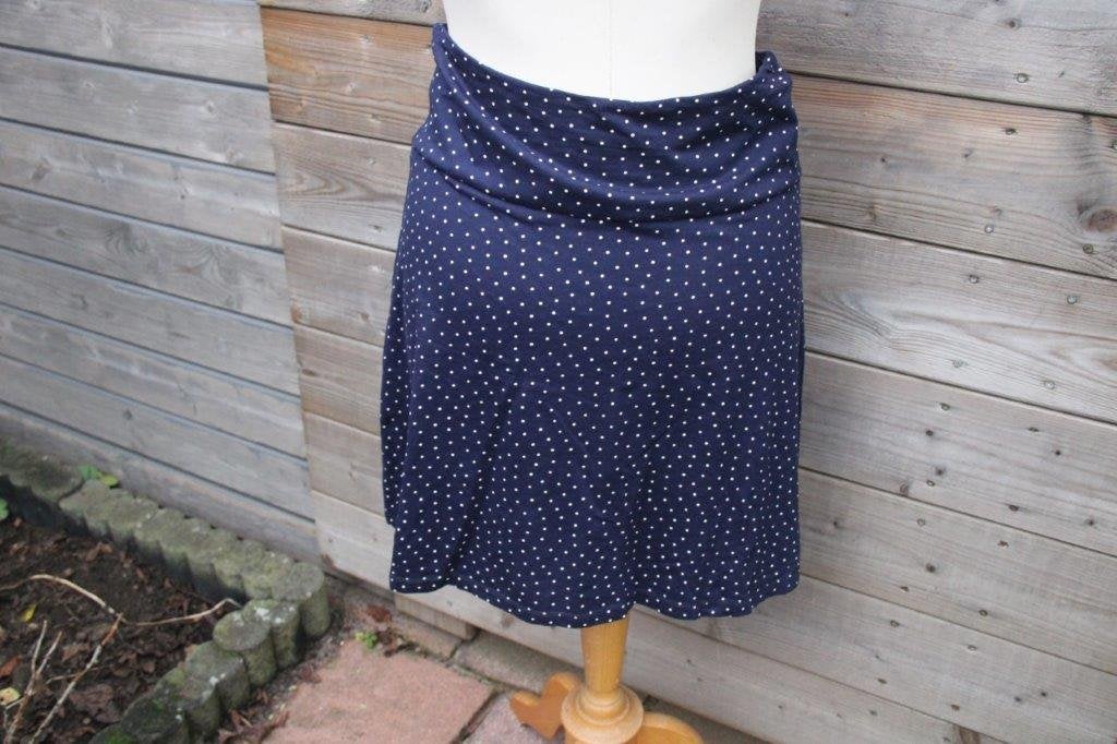 Rok donkerblauw/ offwhite King Louie mt S Vaste prijs, Kleding | Dames, Rokken, Blauw, Ophalen of Verzenden, Zo goed als nieuw