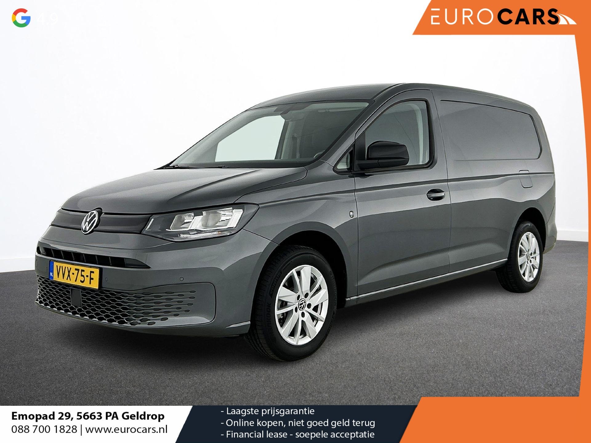Volkswagen Caddy Cargo Maxi 2.0 TDI Style Automaat Airco Blu, Stof, Gebruikt, 4 cilinders, 122 pk