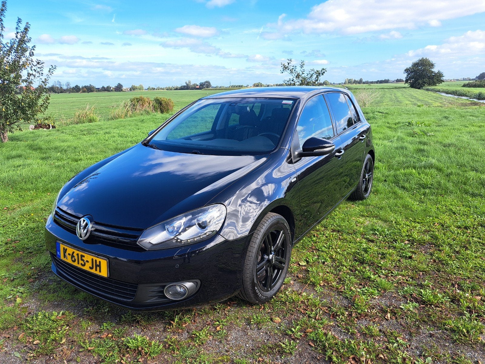 Volkswagen Golf 1.4 TSI 90KW 5D 2012 Zwart, Dealer onderhouden, 4 cilinders, Leder en Stof, Handgeschakeld