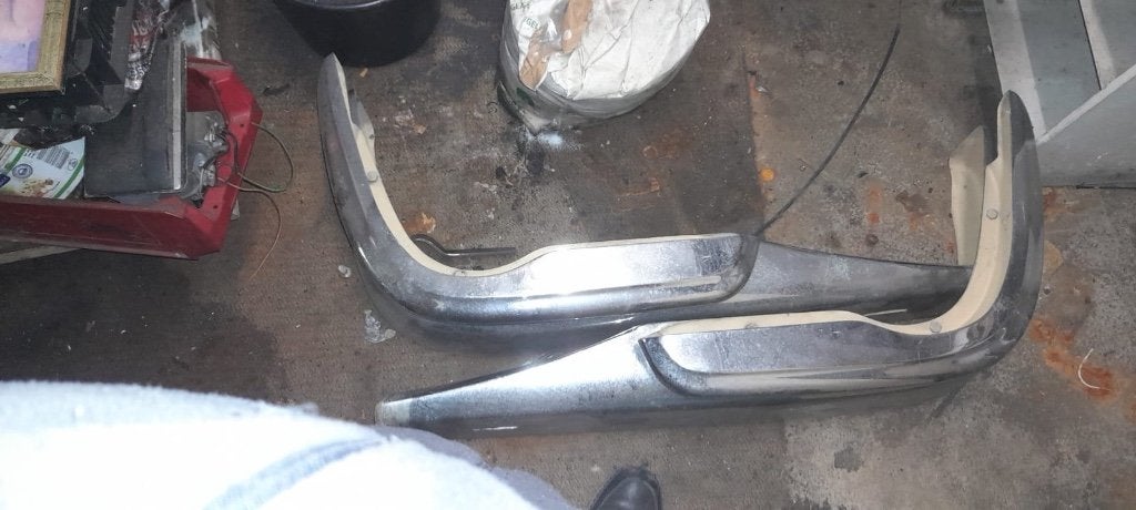 Voorbumper Mercedes W111, Ophalen of Verzenden, Gebruikt, Mercedes-Benz, Bumper