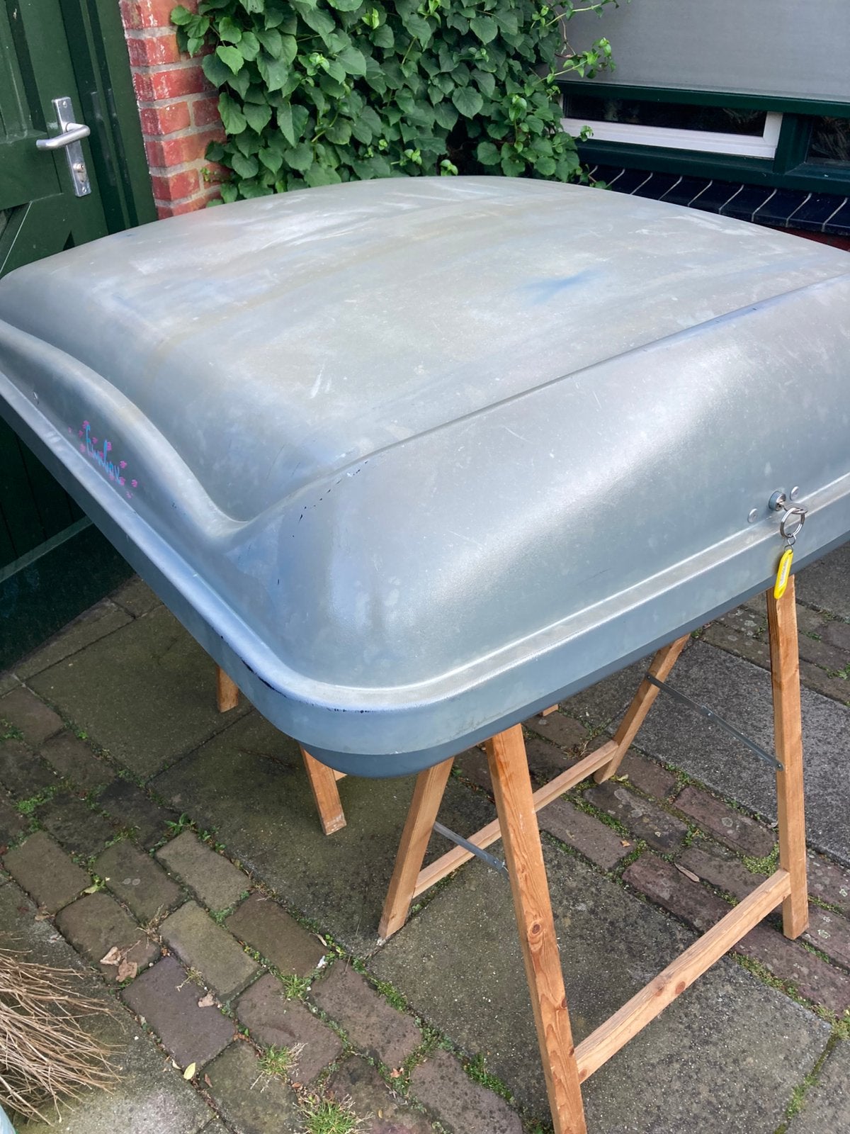 Hapro dakkoffer schoon en ruim. Compleet met beugels, Ophalen, Gebruikt