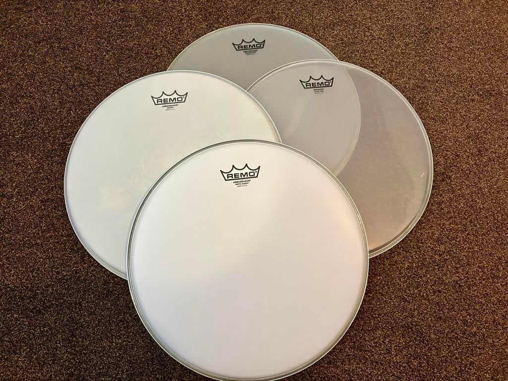 Remo drumvellen 14”, Verzenden, Gebruikt, Drums of Percussie
