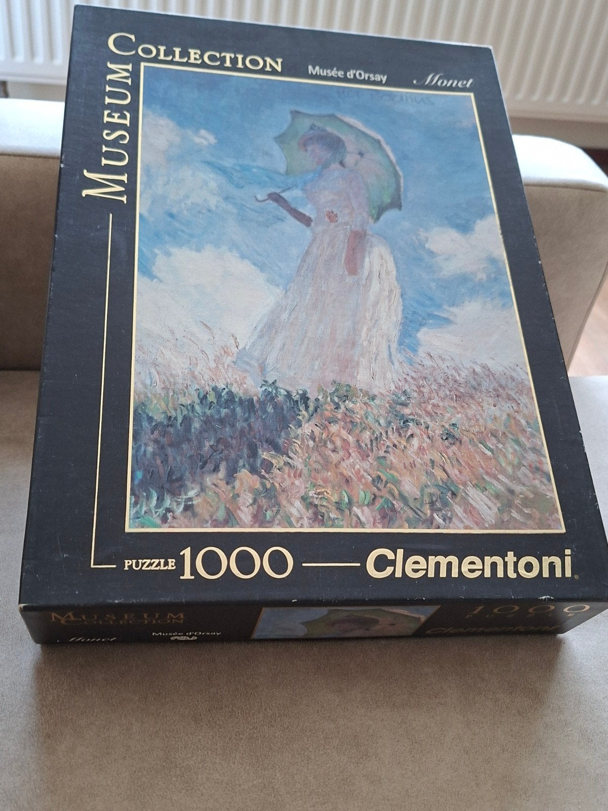 Clementoni Museum Collection Monet puzzel 1000 stukjes, Ophalen of Verzenden, 500 t/m 1500 stukjes, Zo goed als nieuw, Legpuzzel