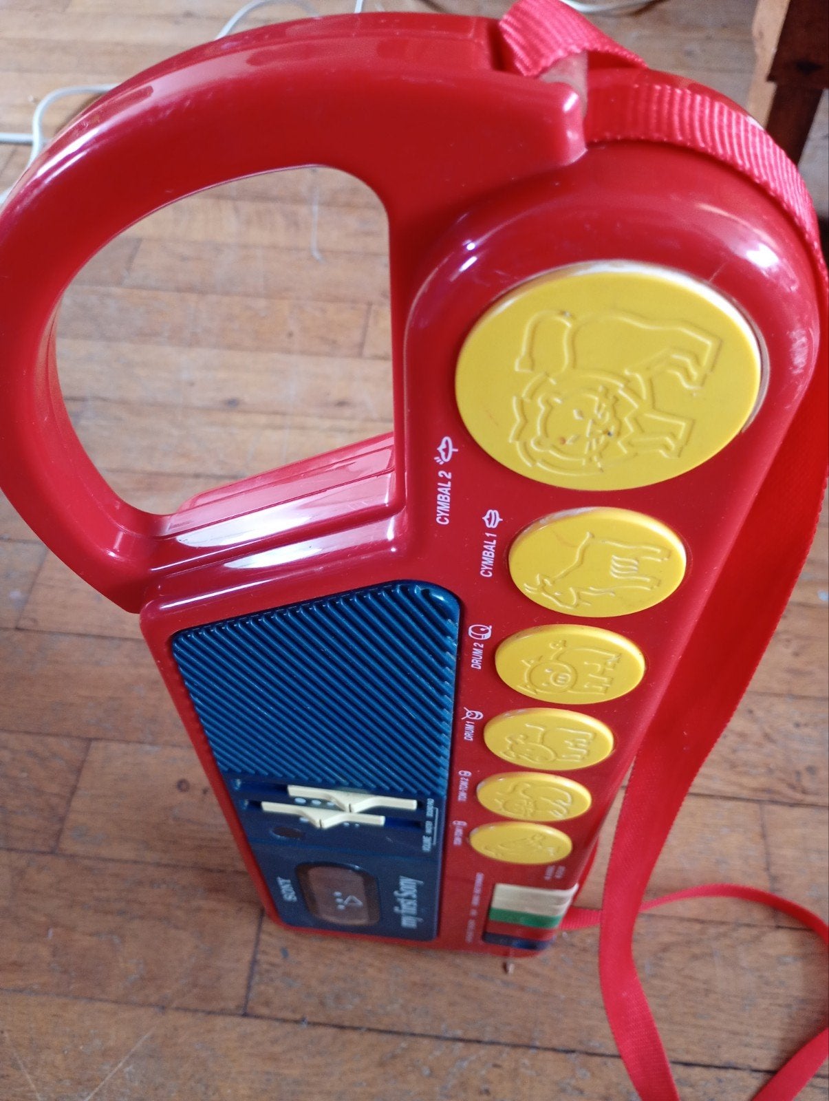 Vintage Sony My First Sony Cassettespeler Rood, Ophalen of Verzenden, Gebruikt