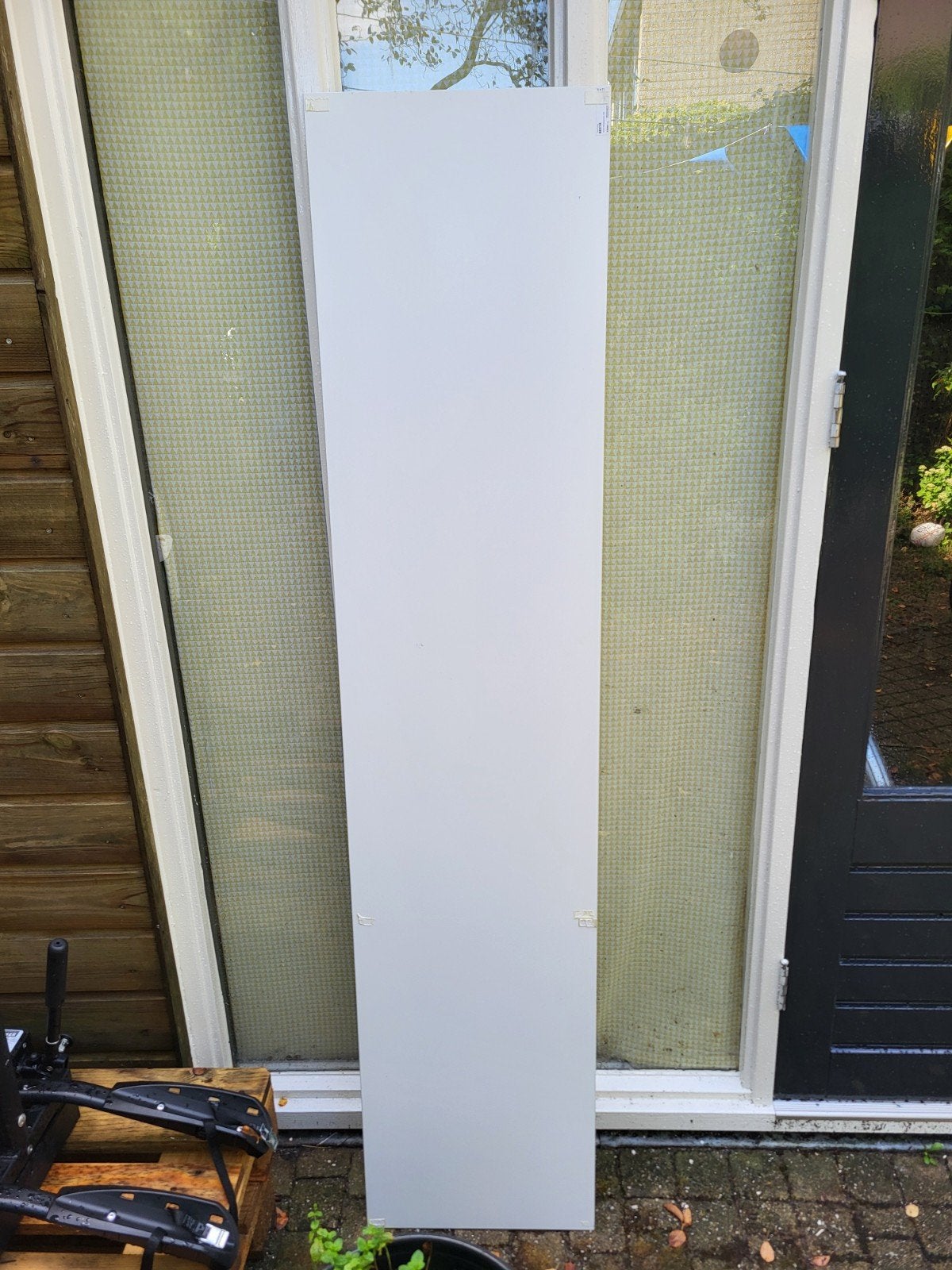 IKEA Besta Bovenplaat Gezandstraald Glas Wit 40x180cm, Ophalen, Gebruikt