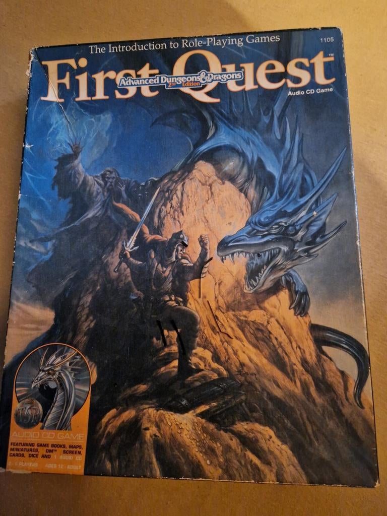 basis dungeons and dragons first quest 1994 starters set, Ophalen of Verzenden