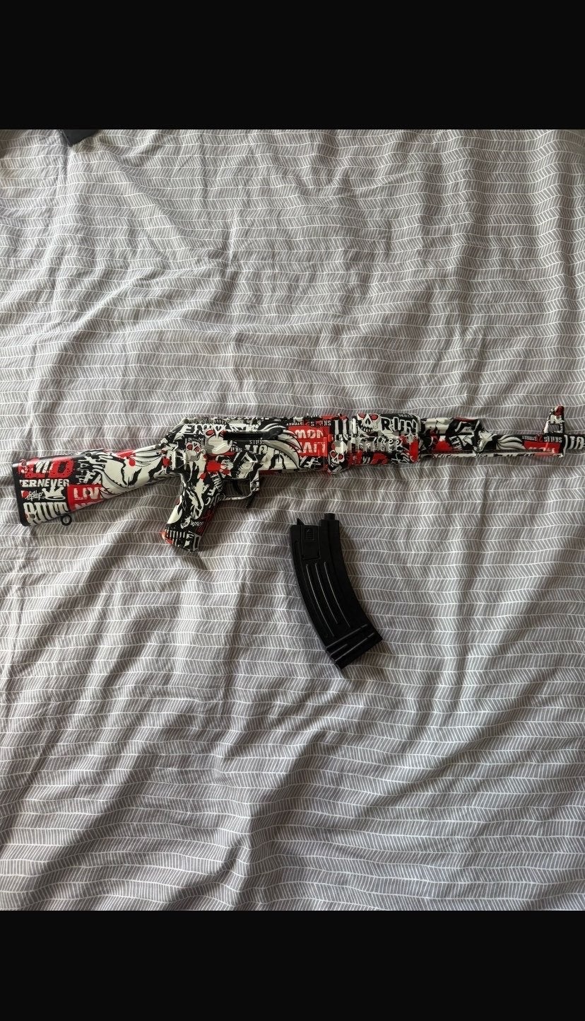 AK-47 Water Bead Blaster met uniek design, Ophalen of Verzenden, Zo goed als nieuw