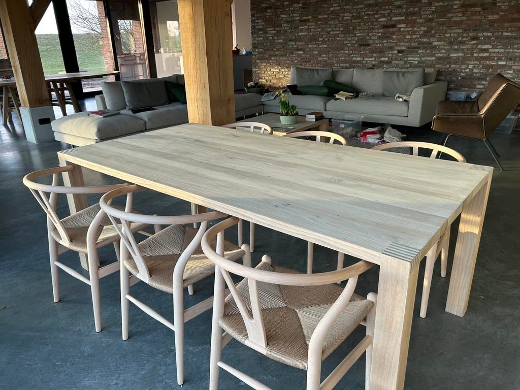Pilat & Pilat eetkamertafel, Ophalen, Gebruikt, 100 tot 150 cm, 200 cm of meer