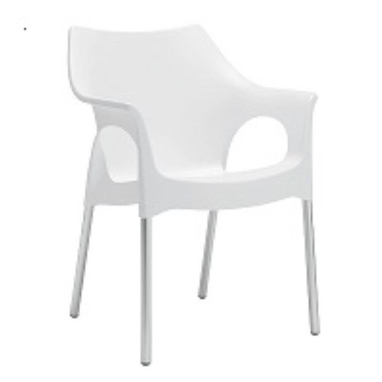 Stapelbare design kuipstoel, terras, model Olli  200, Ophalen of Verzenden, Nieuw, Kunststof, Vijf, Zes of meer stoelen