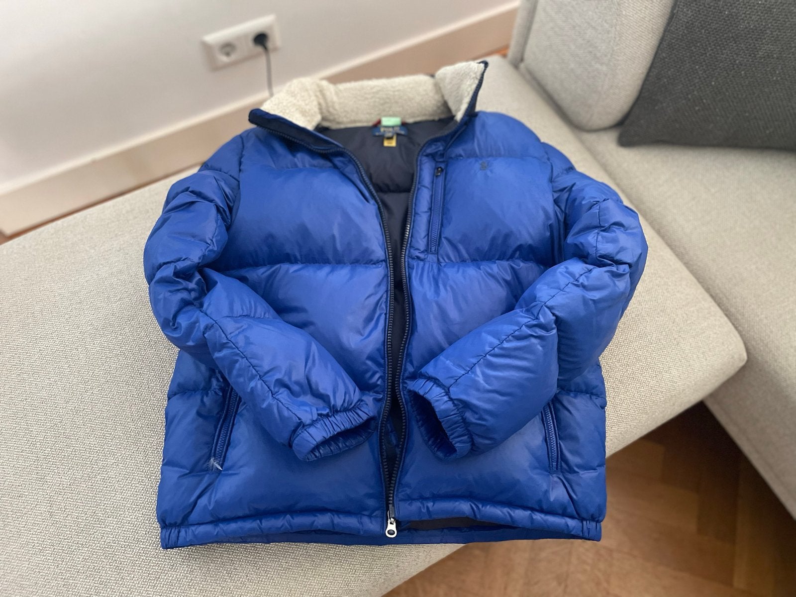 Polo Ralph Lauren Puffer Jas - Maat 18-20 Origineel, Kinderen en Baby's, Ophalen of Verzenden, Zo goed als nieuw, Jongen of Meisje