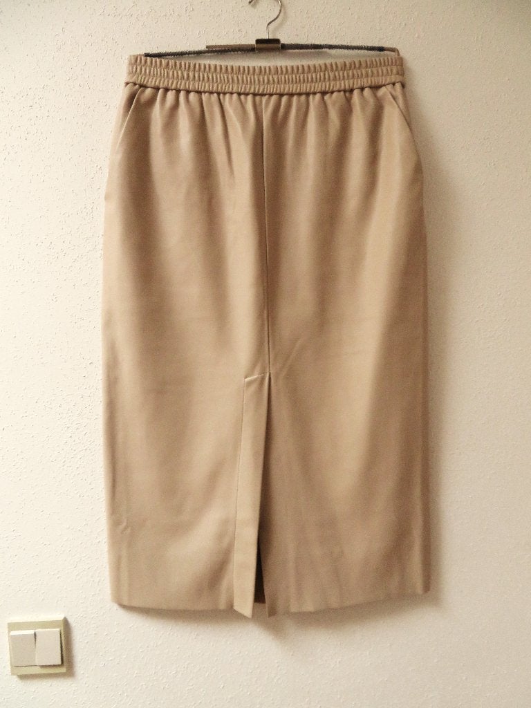 X25 FEMMES DU SUD nieuwe rok imitatie leer beige M 38/40, Maat 38/40 (M), Beige, Nieuw, Ophalen of Verzenden