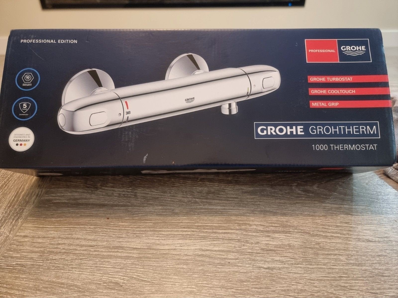 Groh Douch thermostaatkraan type 1000  12cm nieuw nooit open, Doe-het-zelf en Verbouw, Ophalen of Verzenden, Nieuw, Chroom, Douche