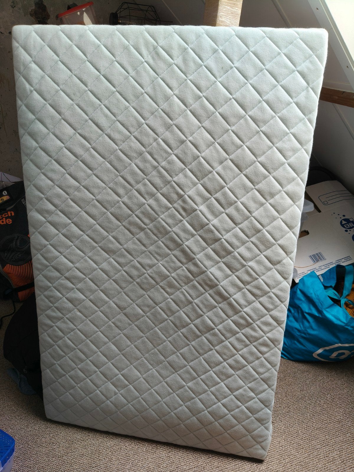 Ikea Vyssa kindermatras 11x80x130 cm, Ophalen, Gebruikt, Eenpersoons, 190 cm of minder
