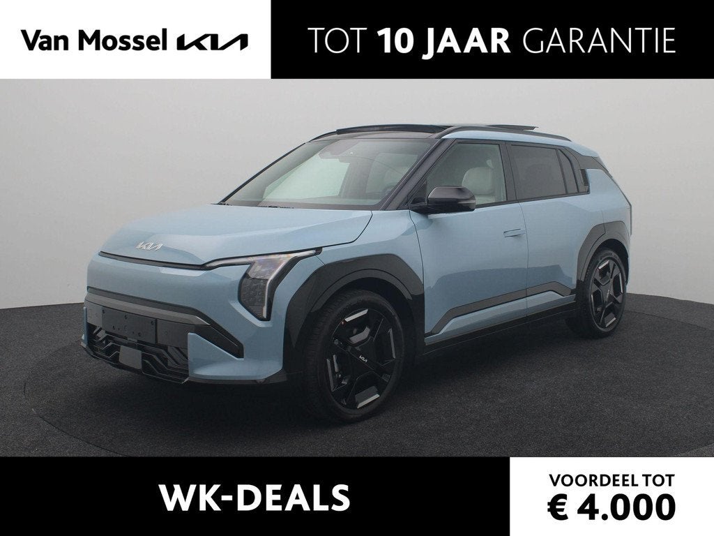 Kia EV3 GT-Line 81.4 kWh | Nieuw te bestellen | Vegan Leder, Auto's, Kia, 510 min, Blauw, 204 pk, SUV of Terreinwagen