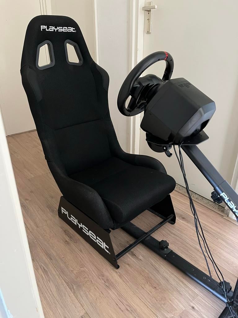 Playseat met racestuur en pedalen - Zo goed als nieuw, Spelcomputers en Games, Spelcomputers | Sony PlayStation Consoles | Accessoires