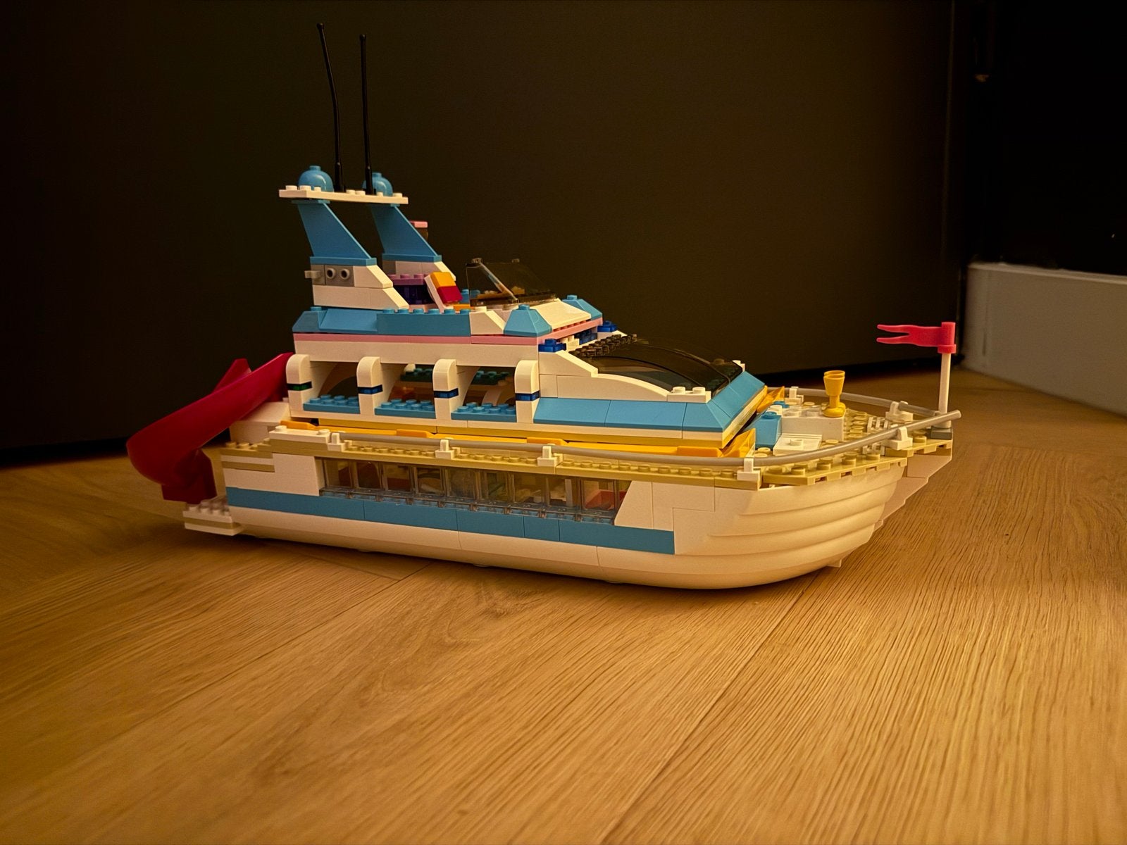 Lego Friends Jacht (niet compleet, aangevuld), Ophalen of Verzenden, Gebruikt, Overige merken