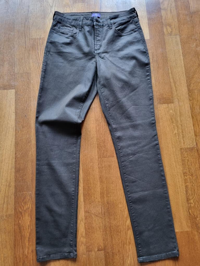 Nieuwe NYDY donker Bruine wax broek mt 10, Bruin, Maat 42/44 (L), Nieuw, Ophalen of Verzenden
