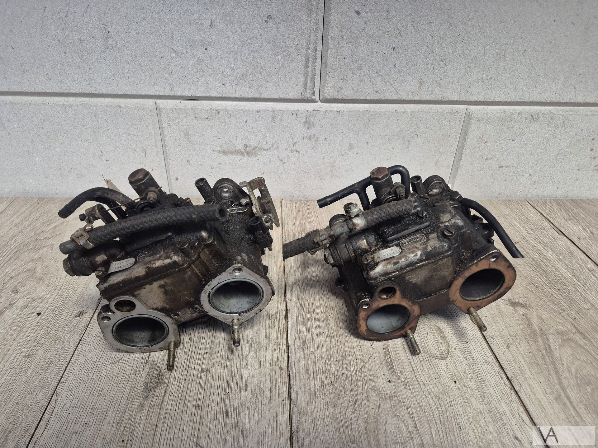 Carburateur set van Alfa Romeo 75 1.8 Nord Dellorto DHLA40, Gebruikt, -, -, Ophalen of Verzenden