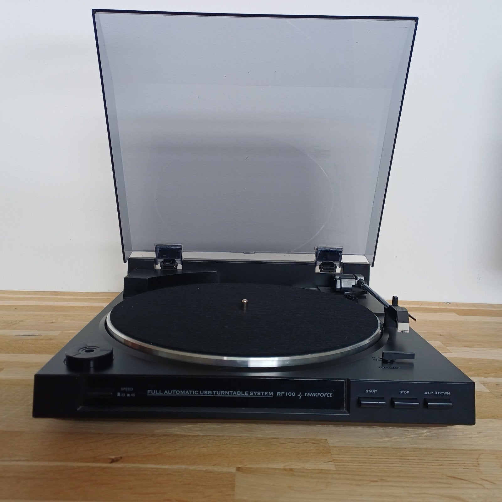 Renkforce RF100 platenspelers, Ophalen, Zo goed als nieuw, Platenspeler, Overige merken