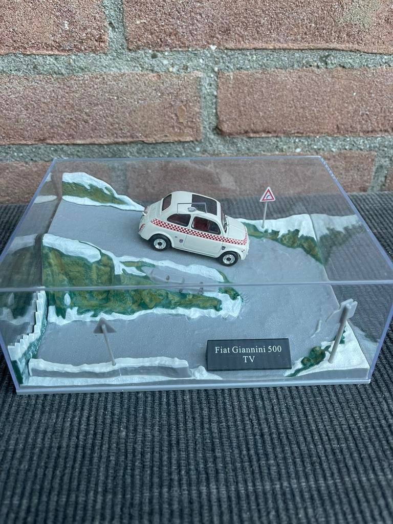 1:43 Fiat Giannini 500 TV, Ophalen of Verzenden, Nieuw, Auto, Overige merken
