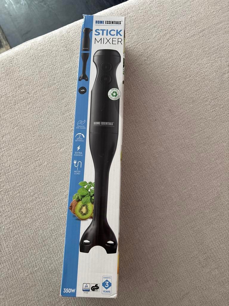 Nieuwe Home Essentials Staafmixer - Ongeopend, Minder dan 1 liter, Ophalen of Verzenden, Zo goed als nieuw, 2 snelheden