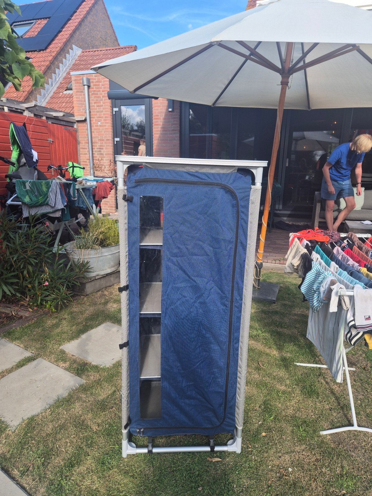 Campingkast Vrijbuiter 140x60x50, Ophalen, Zo goed als nieuw, Campingkast