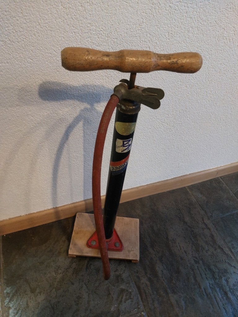 Jumbo fietspomp of ballen pomp, Ophalen, Gebruikt
