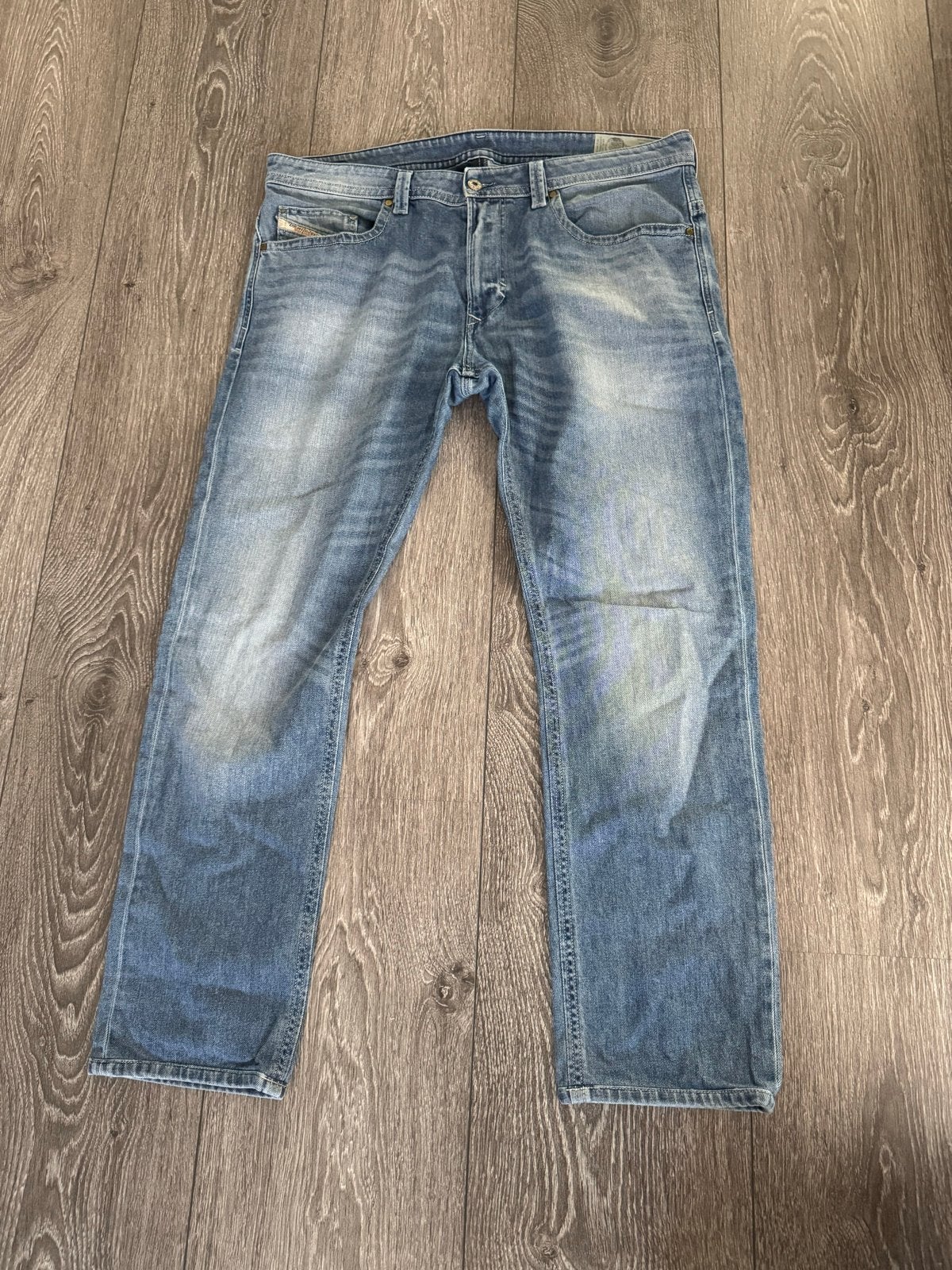 Diesel Thavar Slim Skinny Jeans W36 L34, Kleding | Heren, Spijkerbroeken en Jeans, Ophalen of Verzenden, Gedragen, Blauw, W36 - W38 (confectie 52/54)