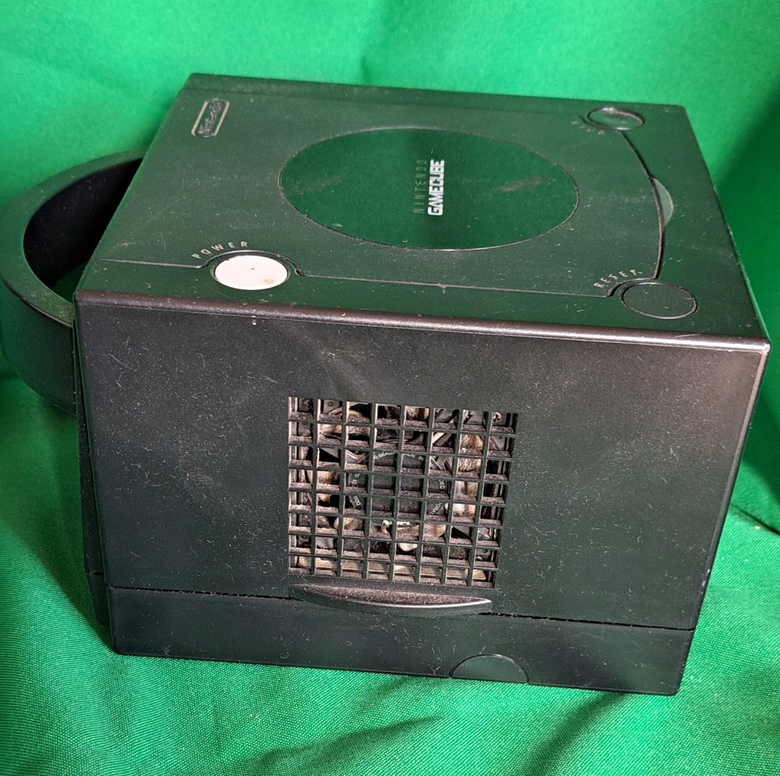 Nintendo GameCube Console - Zwart (DOL-001(EUR)), Gebruikt, Zwart, Support@nintendo.com, Zonder controller