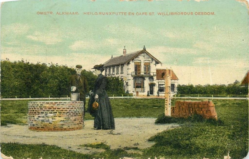 388-403-007 Alkmaar Cafe St Willibrordus, Verzenden, Voor 1920, Noord-Holland