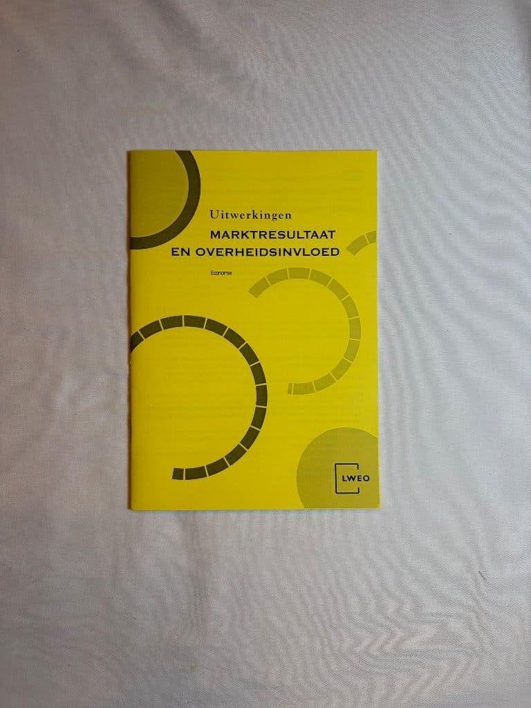 Antwoordenboekjes economie, Boeken, Schoolboeken, Ophalen of Verzenden, Nieuw, VWO, Economie